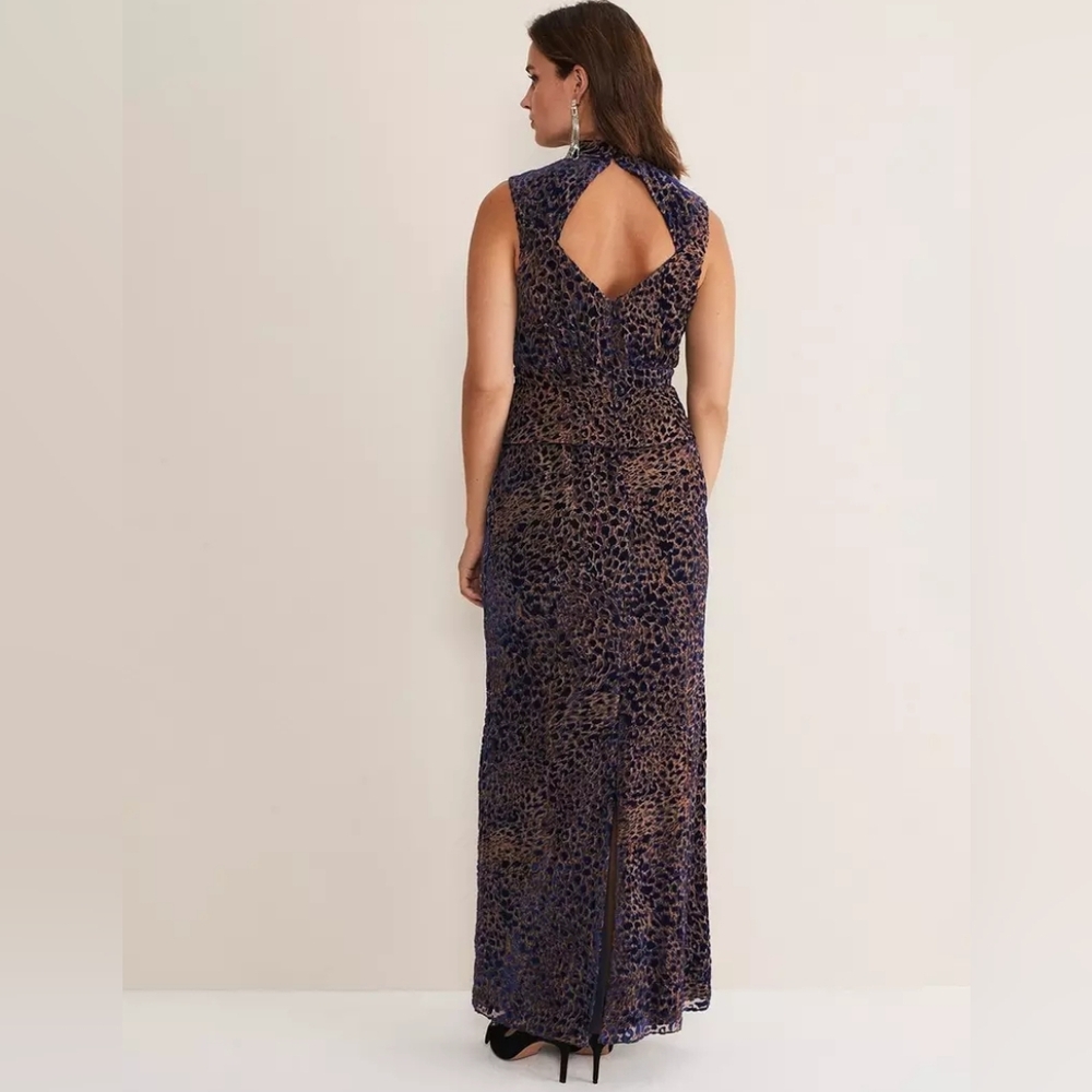 NWT PHASE EIGHT | $340 Catalina Velvet Cocktail Dress - Picture 4 of 10